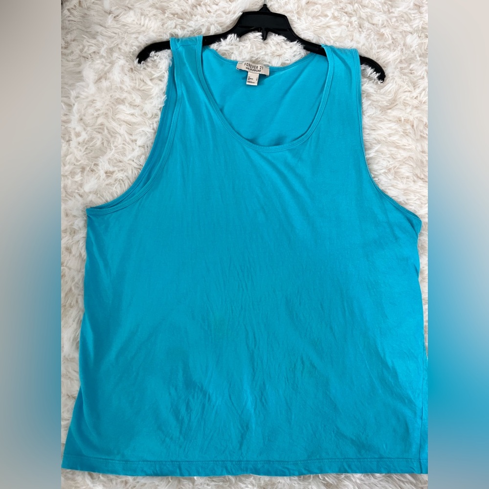 Forever 21-  Men’s Blue Tank Top